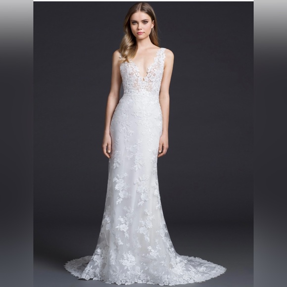 Lazaro 3656 Bridal Gown - Picture 7 of 9